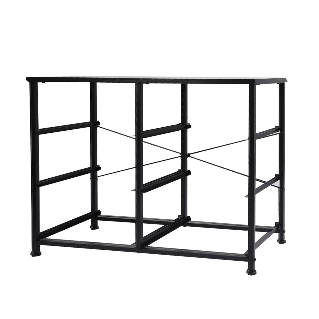 Grey Modern Fabric 6-Drawer Chest of Drawer Frame