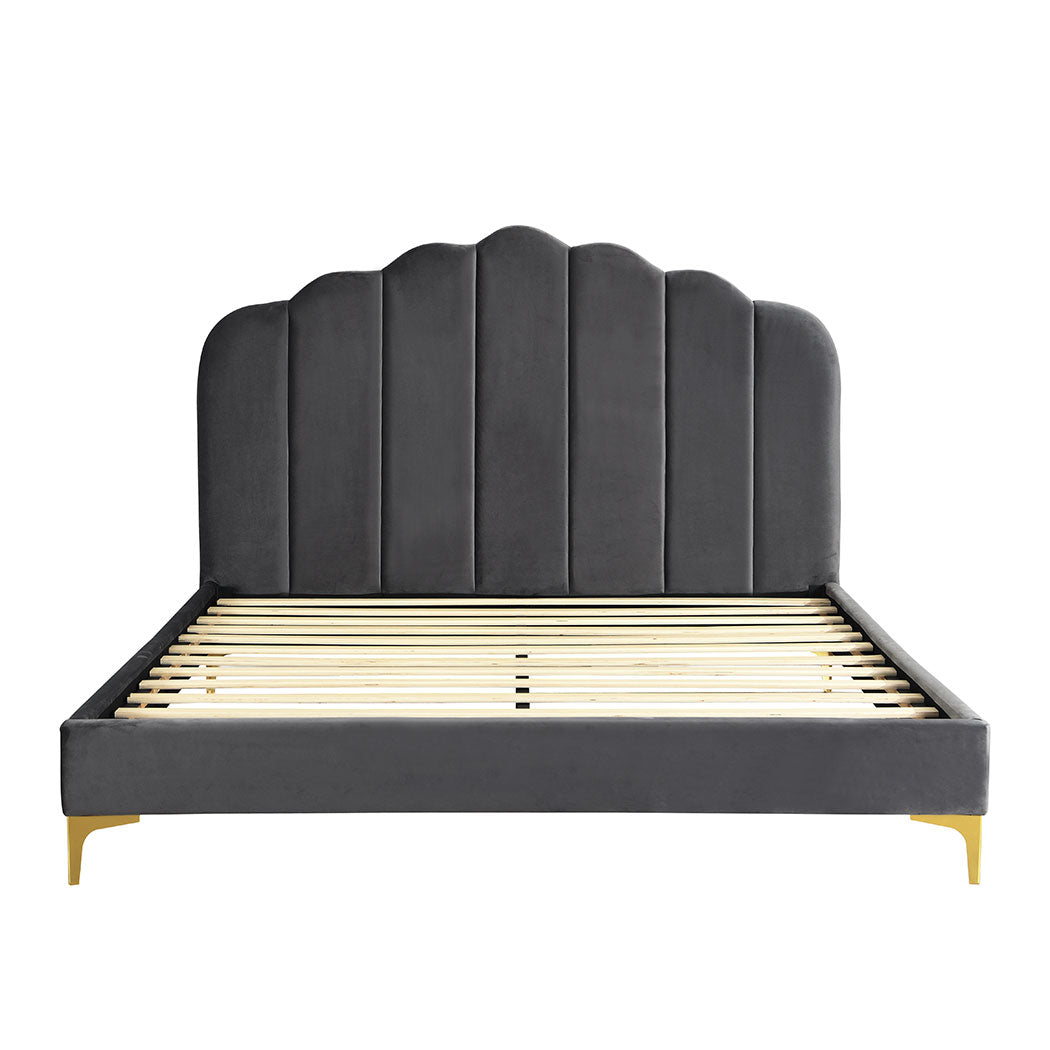 Grey Size Bed Frame 