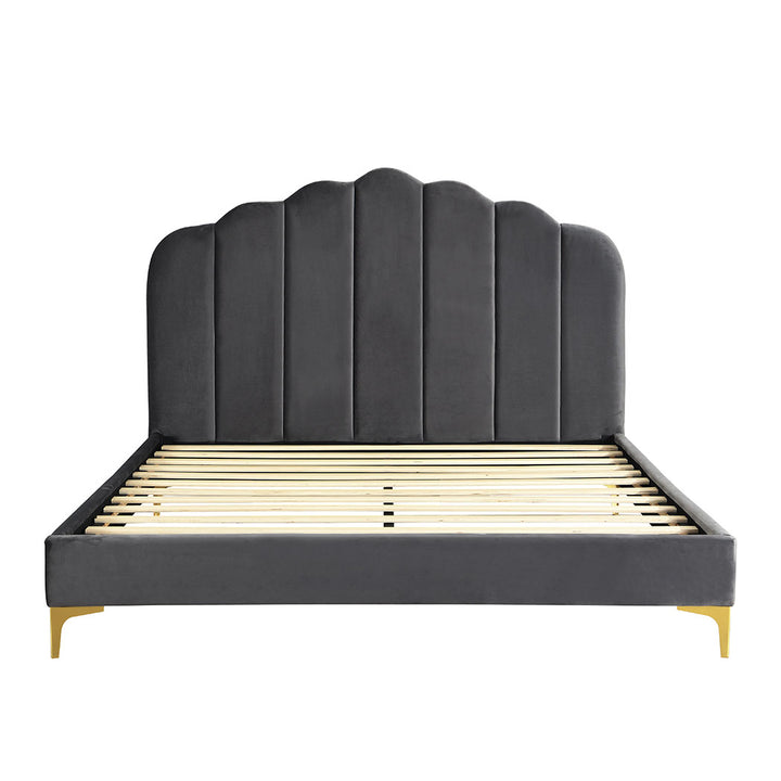 Grey Size Bed Frame 