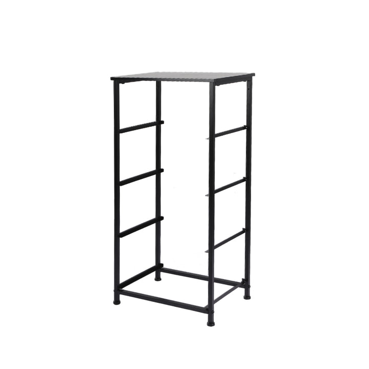 Grey Tall Fabric 4-Drawer Storage Chest of Drawers frame