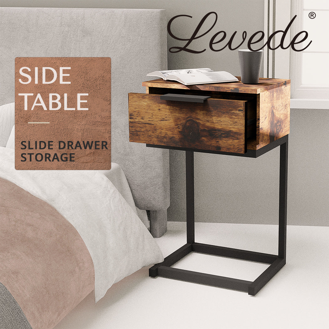 Levede Bedside Tables Side End Table - Levede