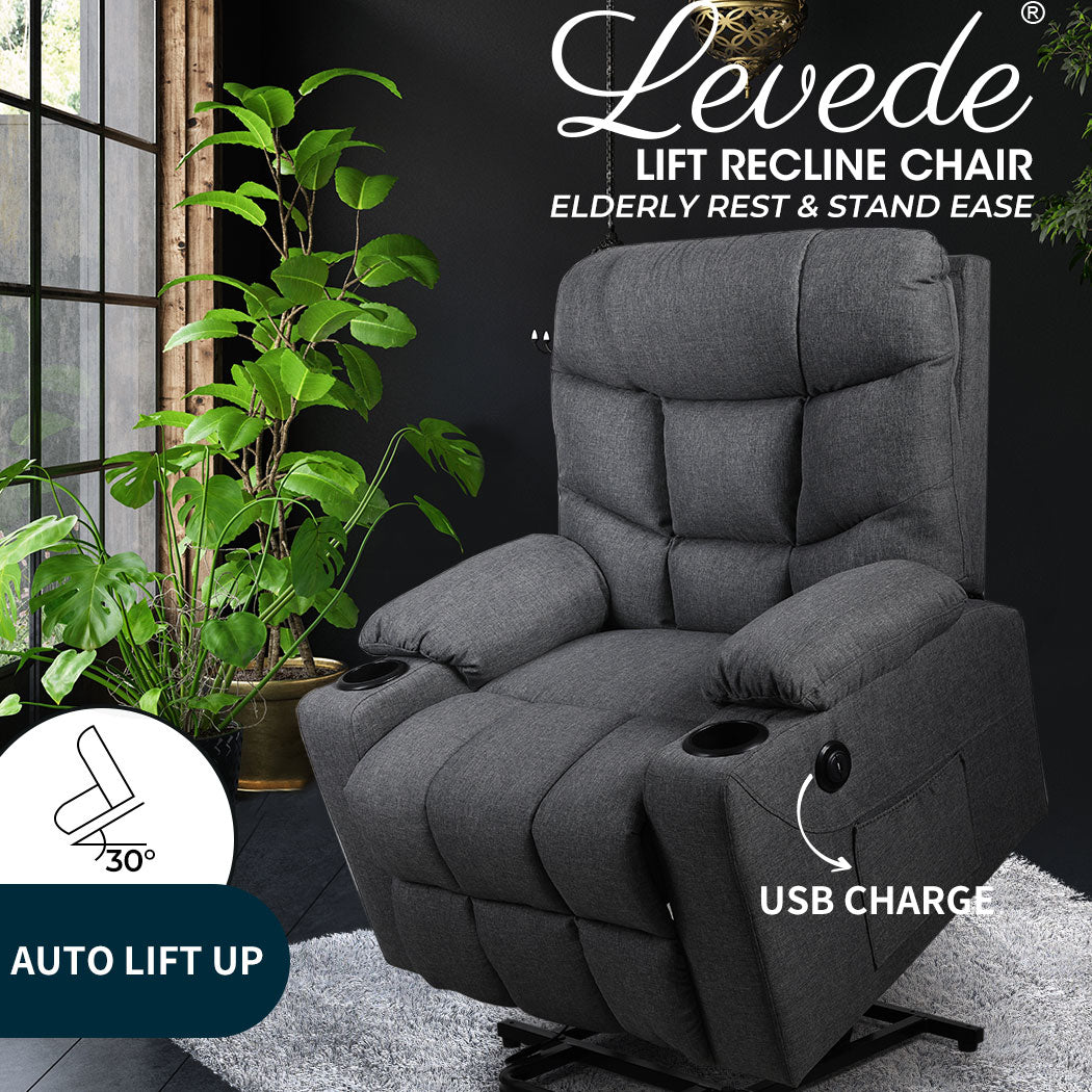 Levede Recliner Chair Electric Lift - Levede