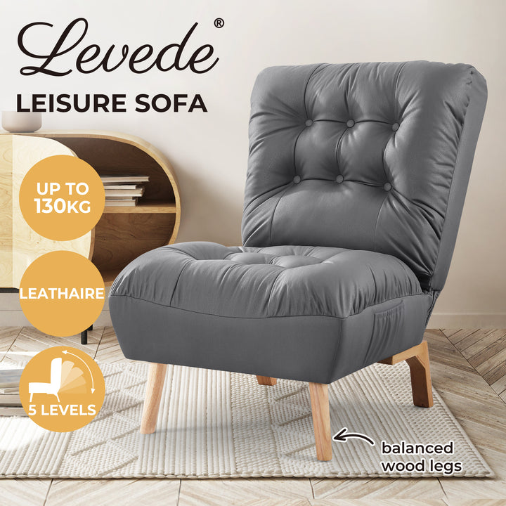 Levede Accent Chair Sofa Recliner Adjustable - Levede