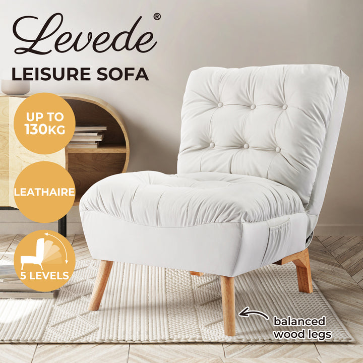 Levede Accent Chair Sofa Recliner Adjustable - Levede