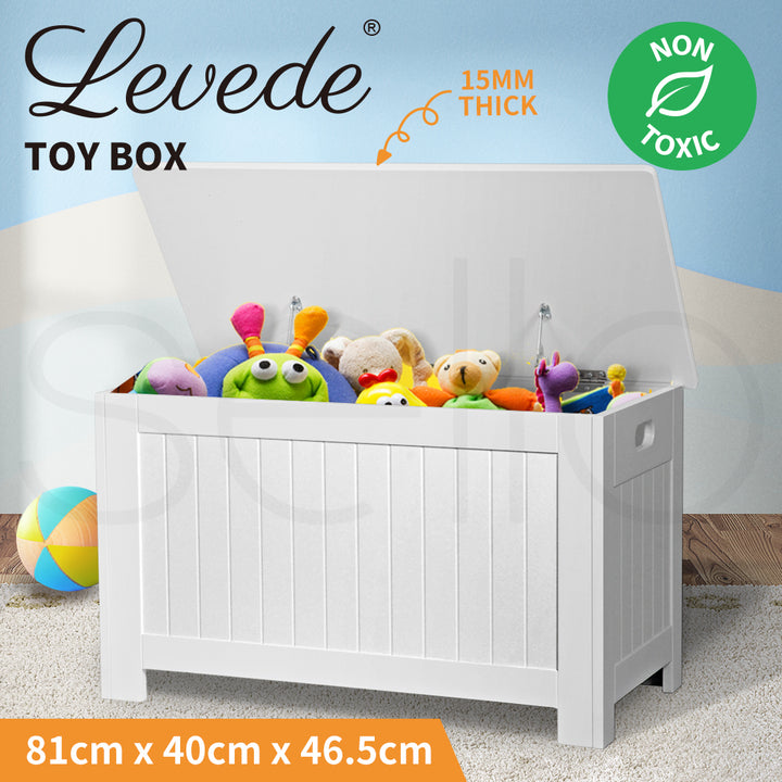 Levede Kids Toy Box Storage Chest Cabinet - Levede