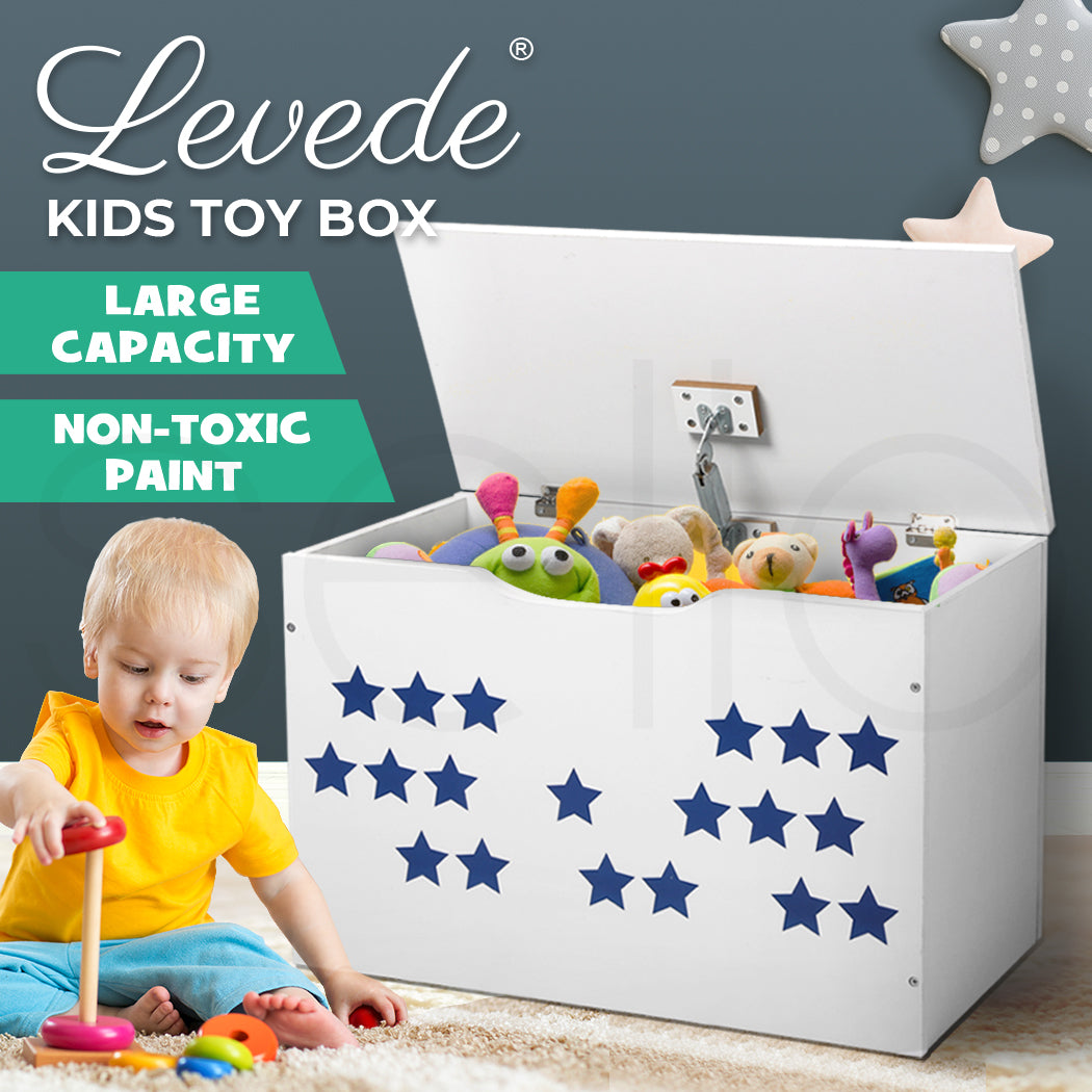 Levede Kids Toy Box Chest Storage Cabinet - Levede