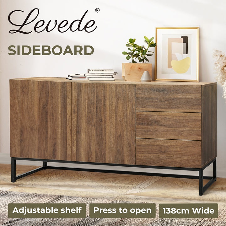 Levede Buffet Sideboard Storage Cabinet - Levede