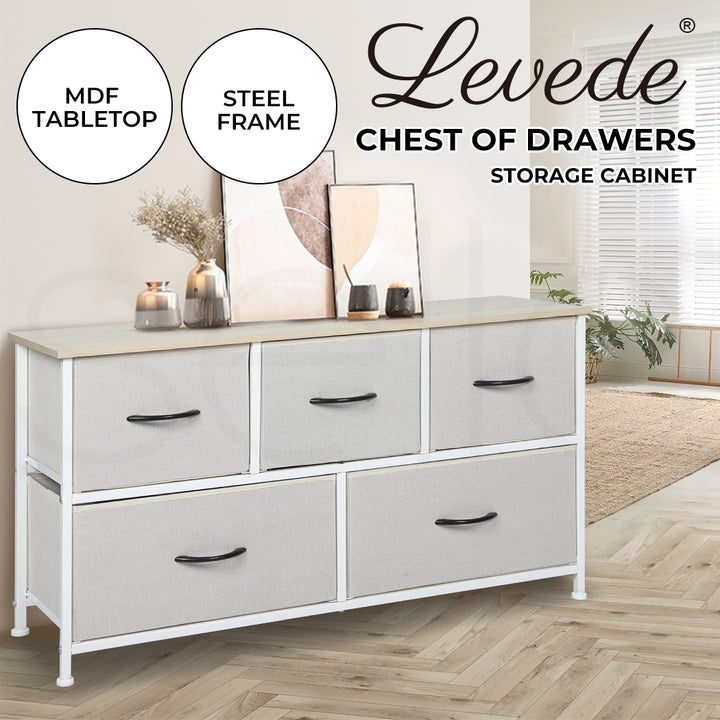 Levede Chest of Drawers Storage Cabinet - Levede