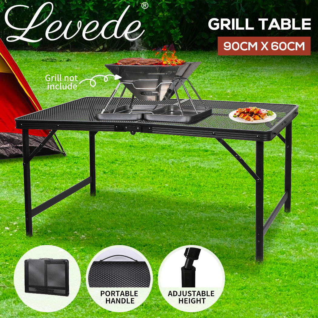 Levede Grill Table BBQ Camping Tables - Levede