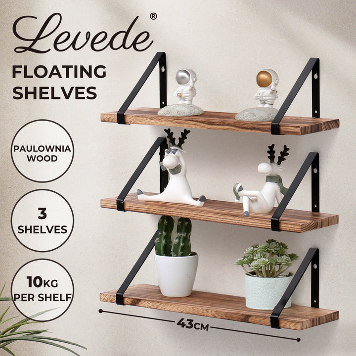 Levede Floating Shelf DIY Hanging Shelves - Levede