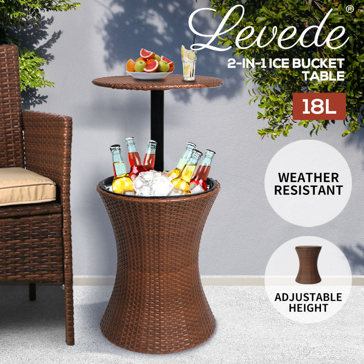 Levede Cooler Ice Bucket Table Bar Outdoor - Levede