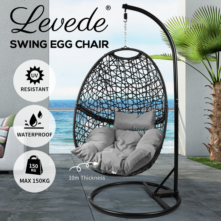 Levede Hanging Swing Egg Chair Outdoor