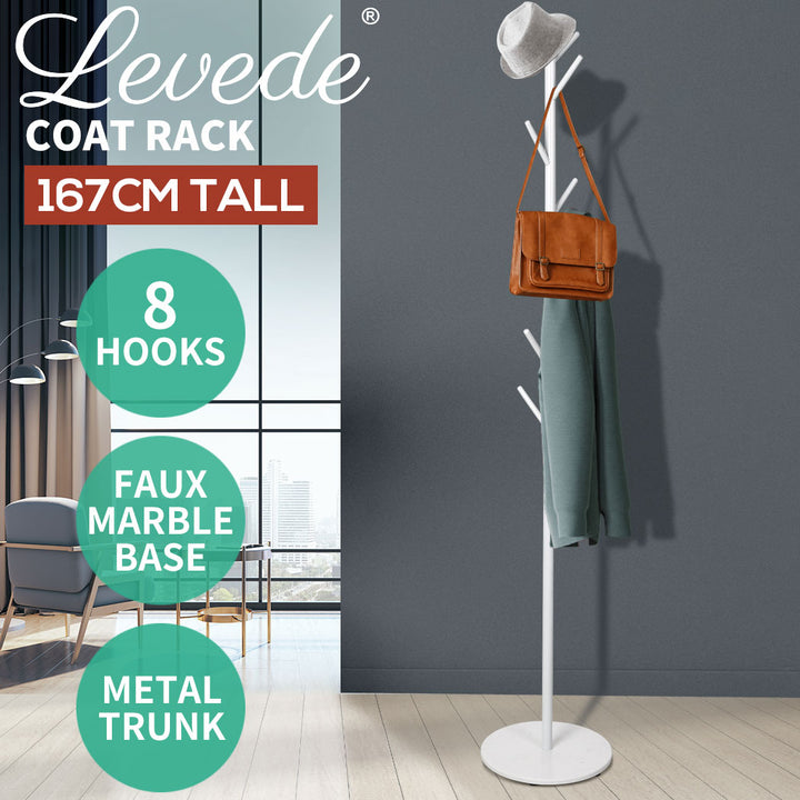 Levede Coat Rack Hat Clothes Stand Hanger