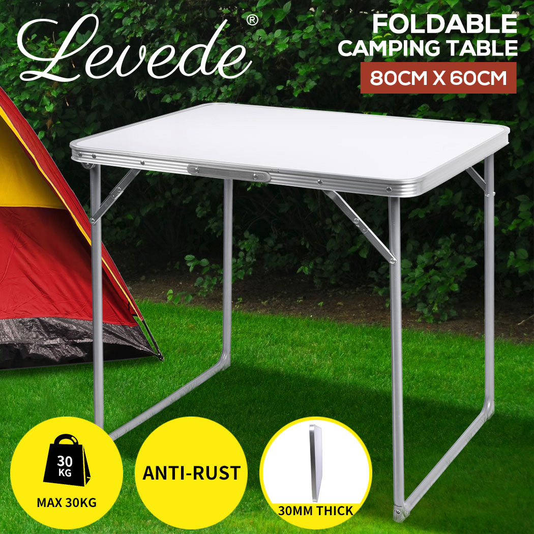 Levede Folding Camping Table Aluminium - Levede