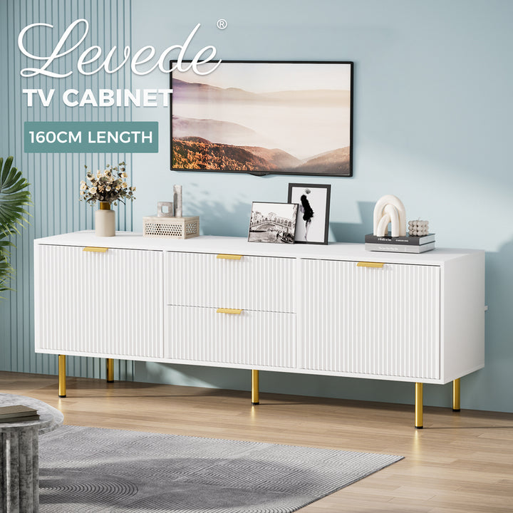 Levede 160cm Entertainment Unit TV Cabinet Stand Storage Drawer Console Table