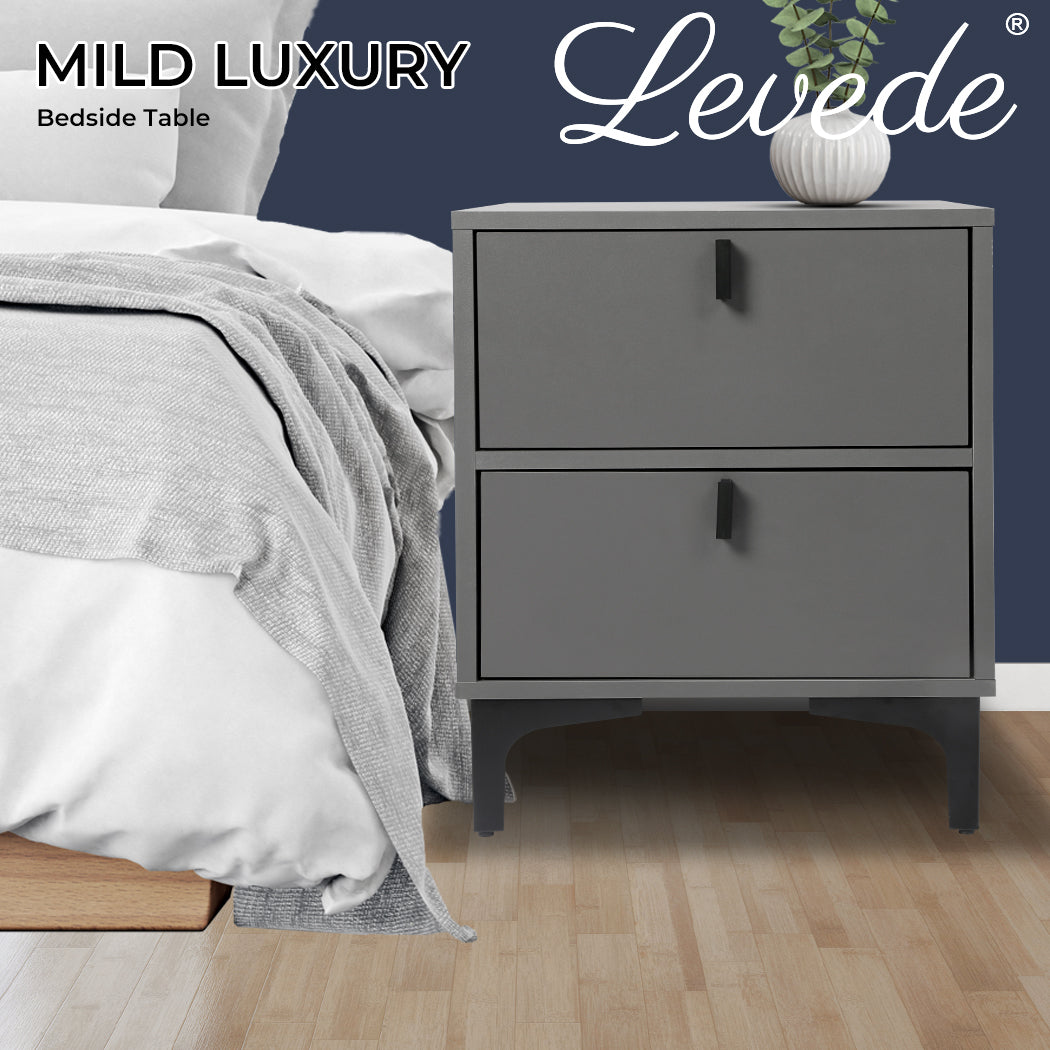 Levede Bedside Tables Side End Table for Bedroom - Levede