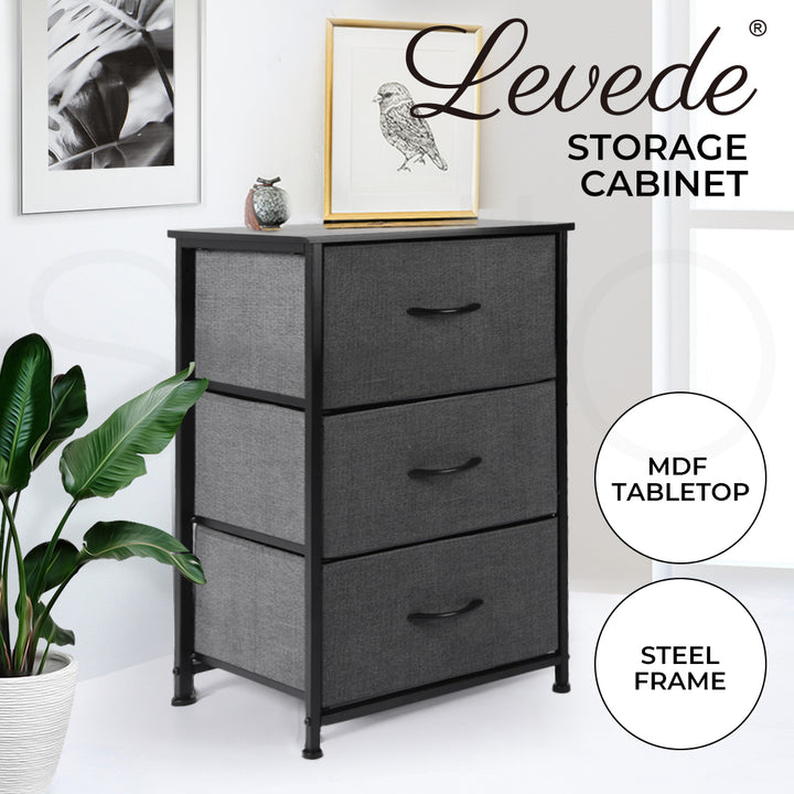 Levede Chest of Drawers and Storage Cabinet Tower - Levede