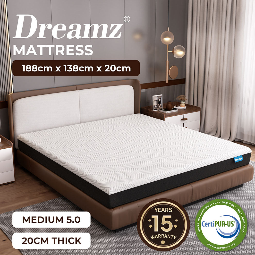 Dreamz Mattress Gel Memory Breathable - Levede