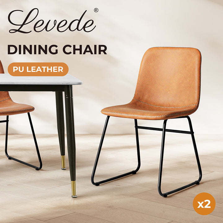 Levede 2x Dining Chairs Kitchen Table Set - Levede