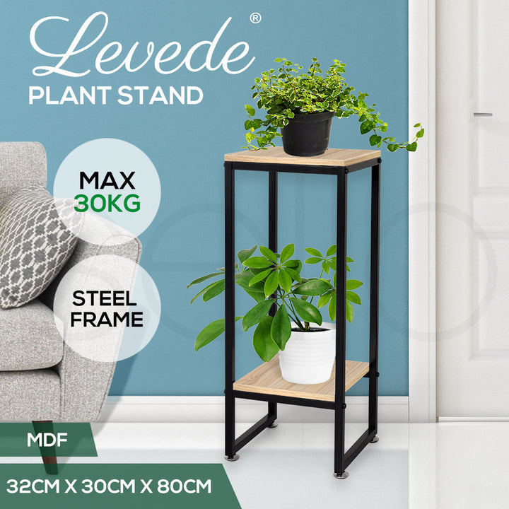 Levede Plant Stand Garden Home Decor Natural - Levede