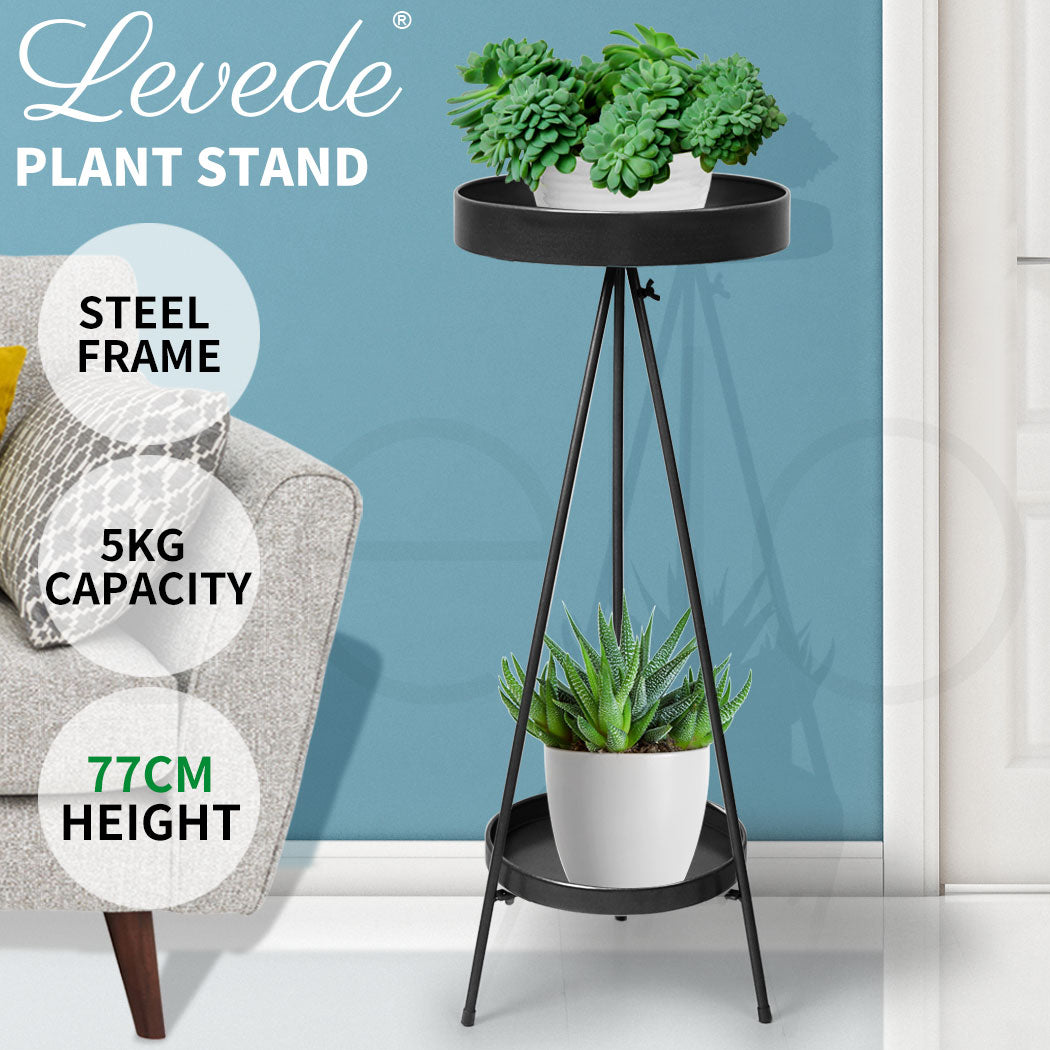 Levede Plant Stand 2 Tiers Outdoor Indoor Large - Levede