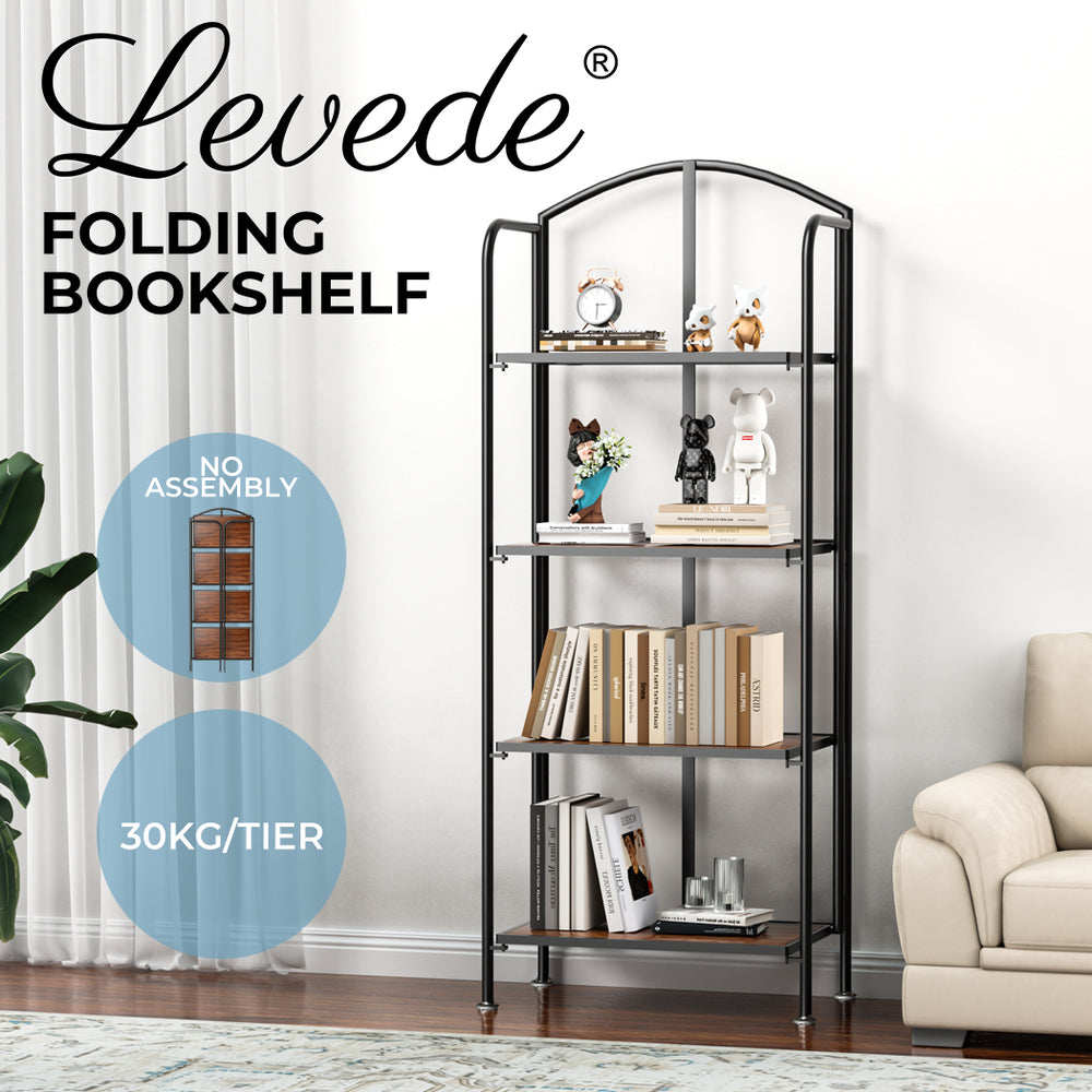 Levede Display Shelf Bookshelf Foldable - Levede