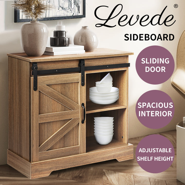 Levede Buffet Sideboard Storage Cabinet - Levede