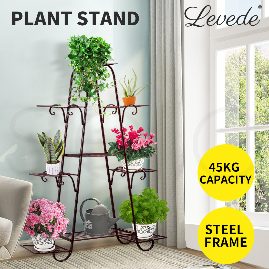 Levede Outdoor Indoor Metal Plant Stand - Levede