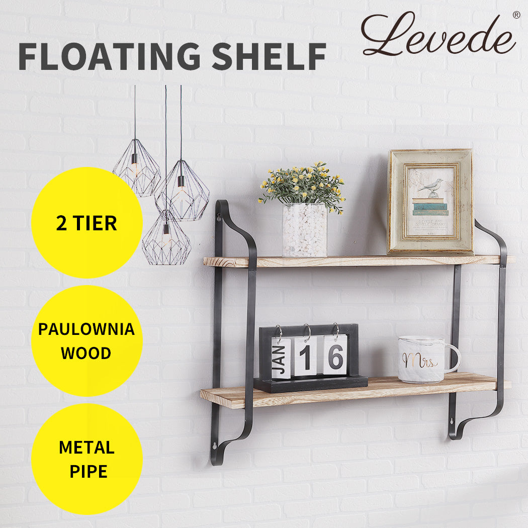 Levede Floating Shelves Brackets Display - Levede