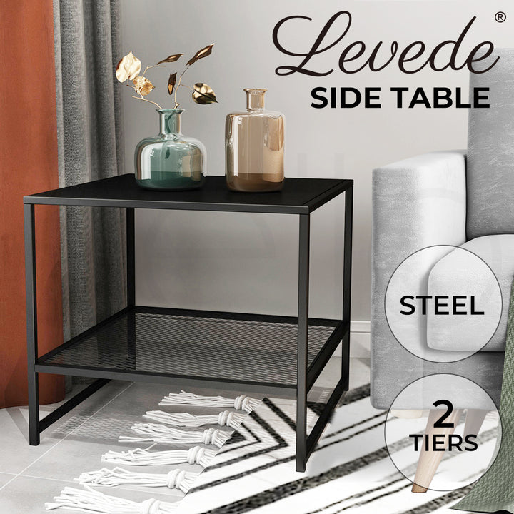 Levede Side Table Sofa End Table Open - Levede