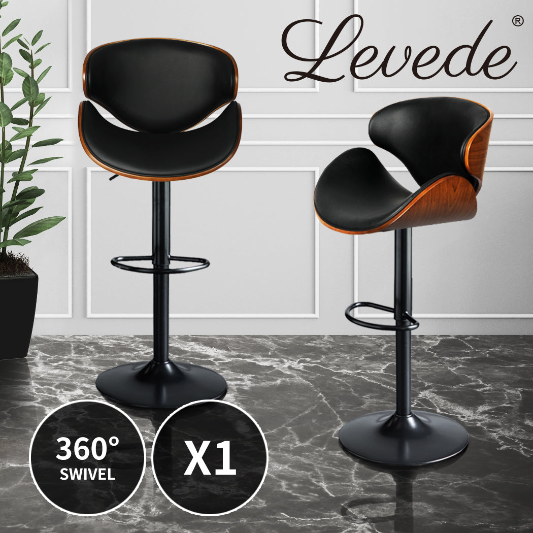 Levede 1x Gas Lift Kitchen Bar Stools - Levede