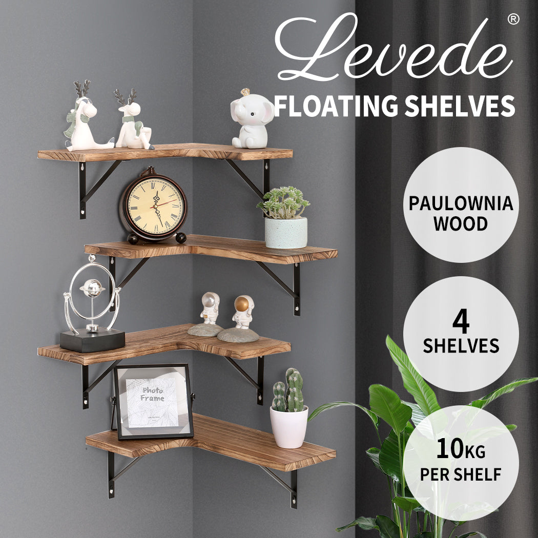 Levede Floating Shelf DIY Corner Hanging - Levede