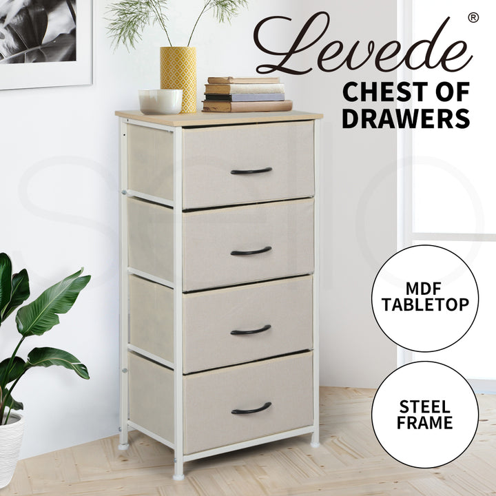 Levede Storage Cabinet Tower Chest - Levede