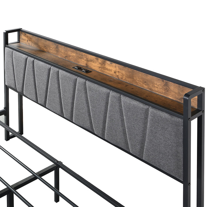 Industrial Bed Frame headboard
