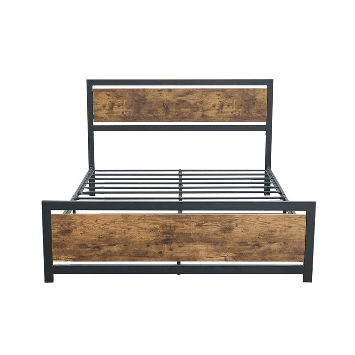 Industrial Rustic Metal Bed Frame