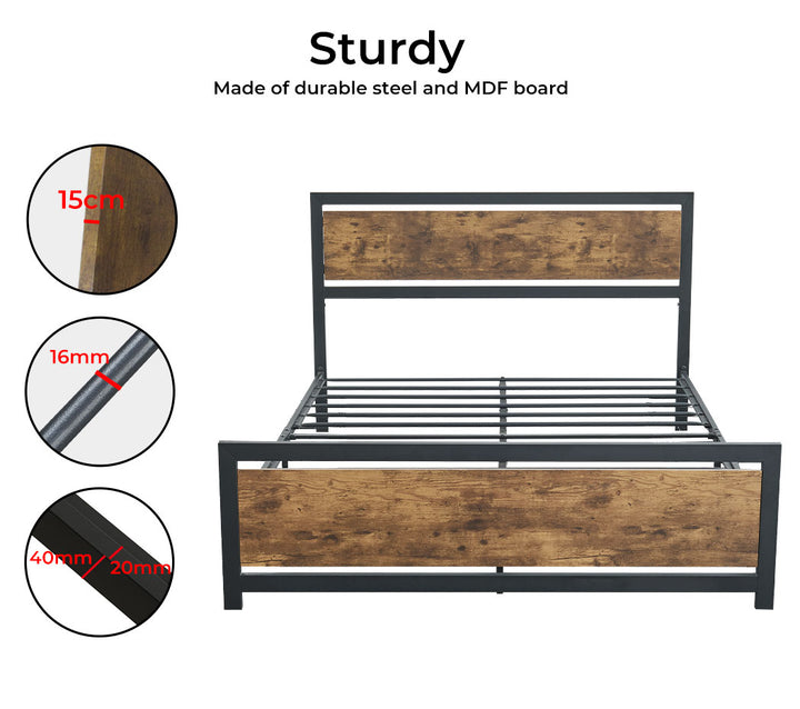 Levede Metal Bed Frame Mattress Base 