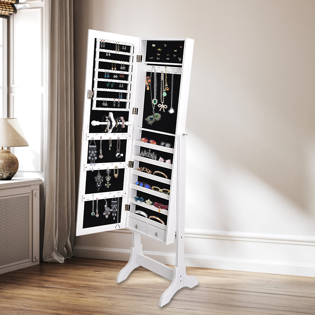 Mirror Jewellery Cabinet Makeup