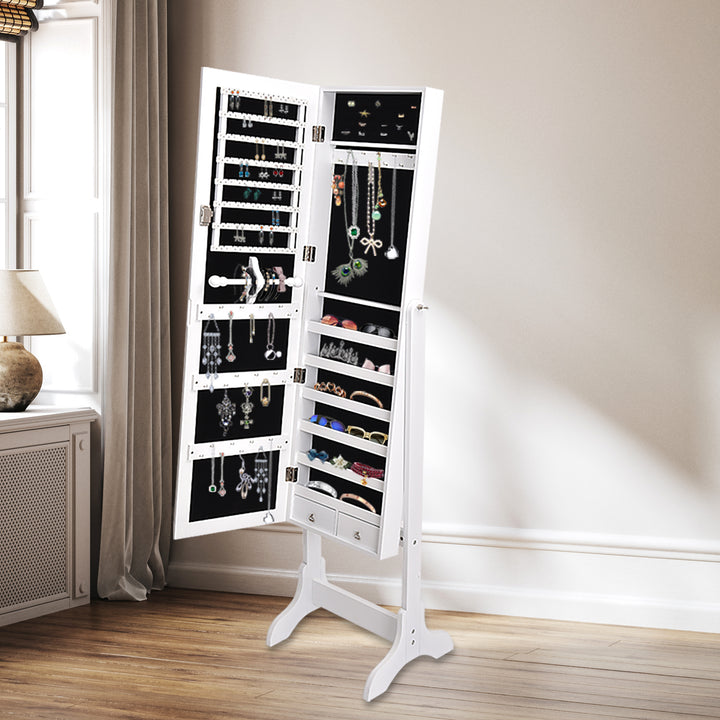 Mirror Jewellery Cabinet Makeup