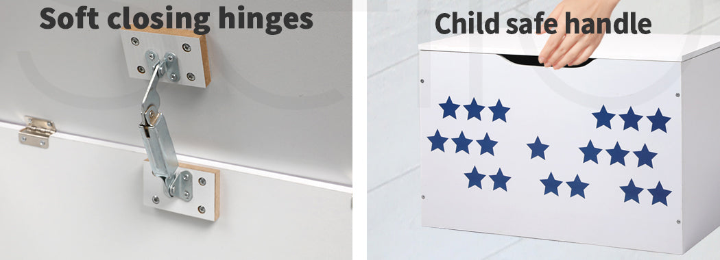 Levede Kids Toy Box Chest Storage Cabinet 