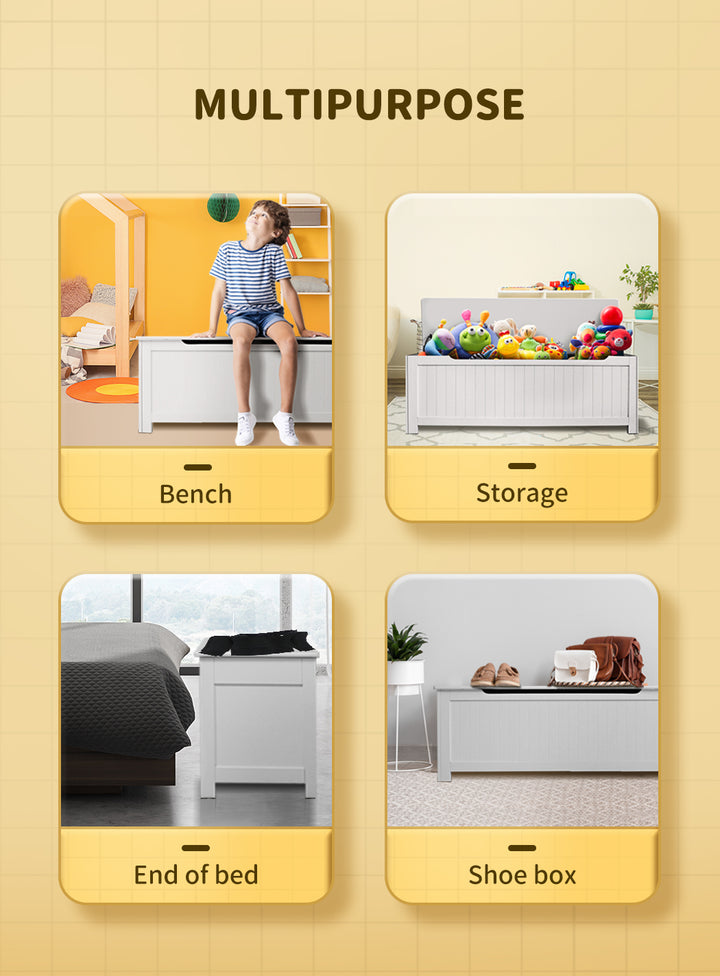 Levede Kids Toy Box Storage Chest Cabinet 