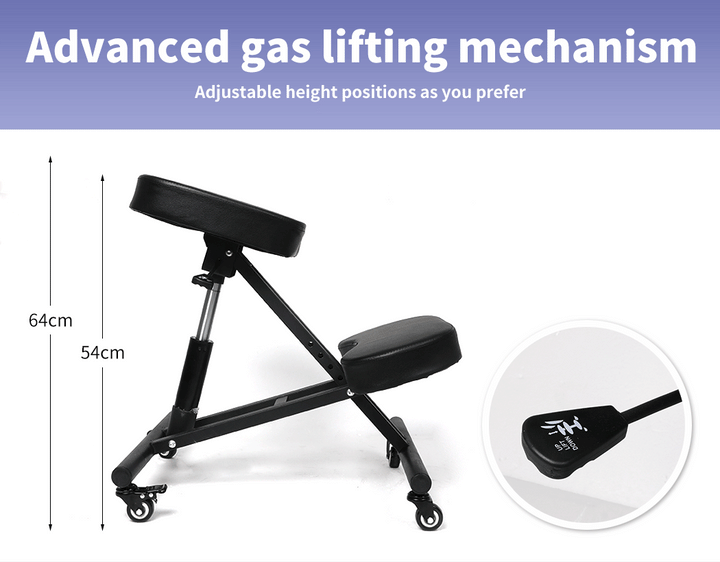 Levede Kneeling Chair Computer Ergonomic Black 