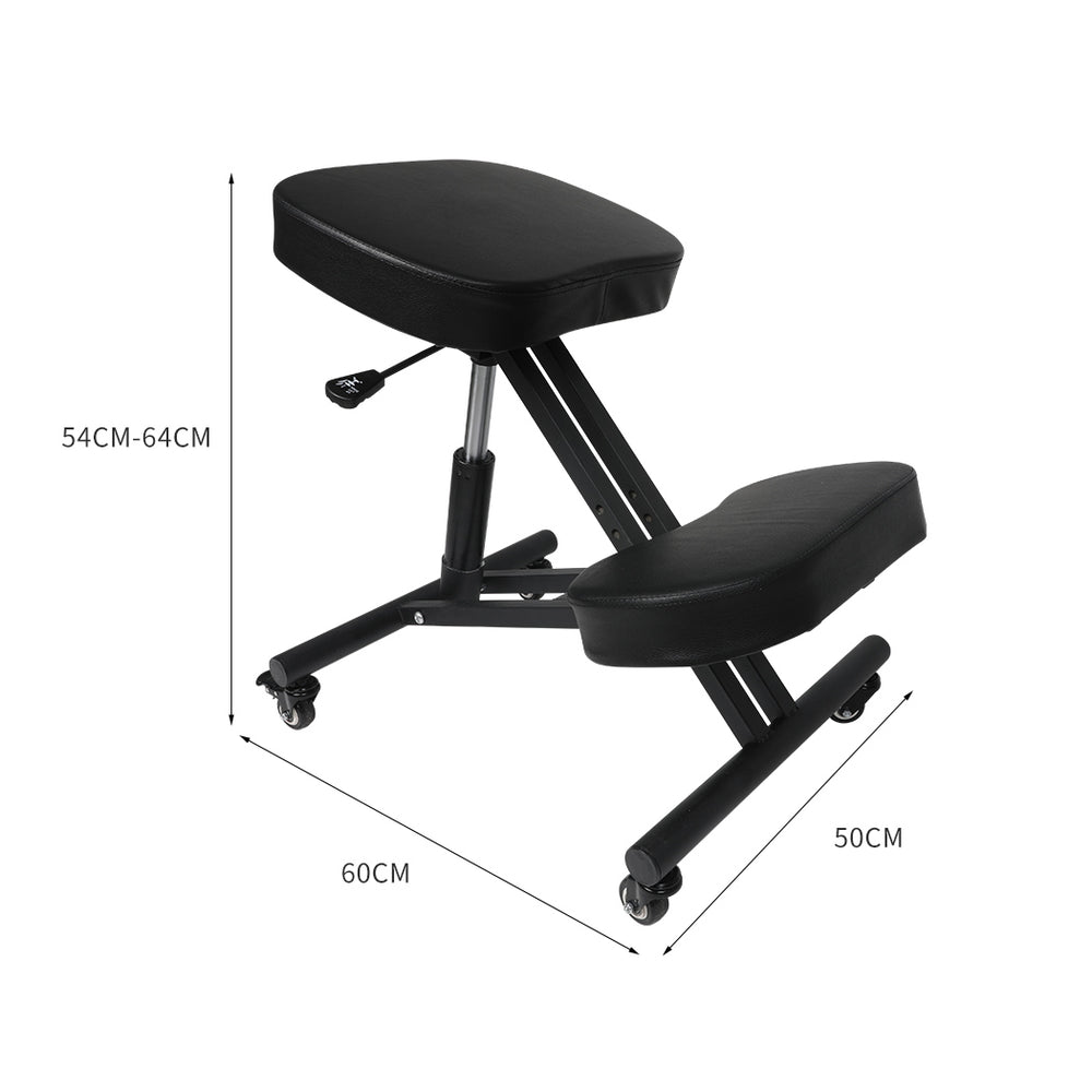 Levede Kneeling Chair Computer Ergonomic Black 