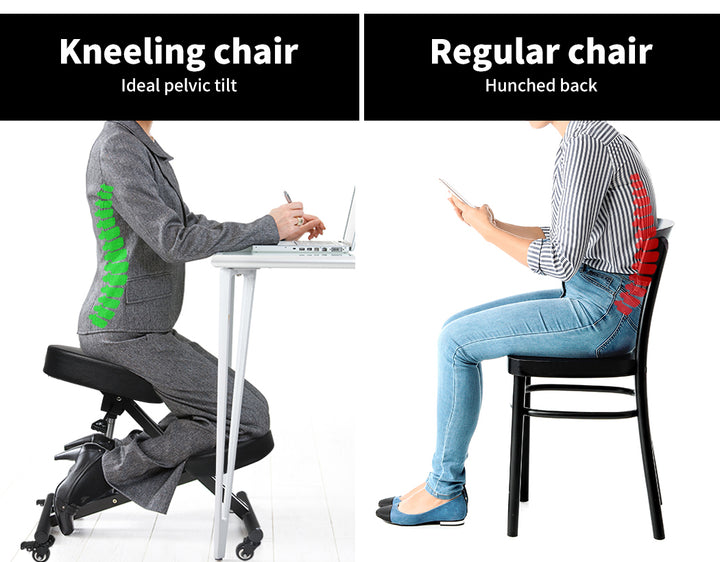 Kneeling Chair Office Ergonomic Black