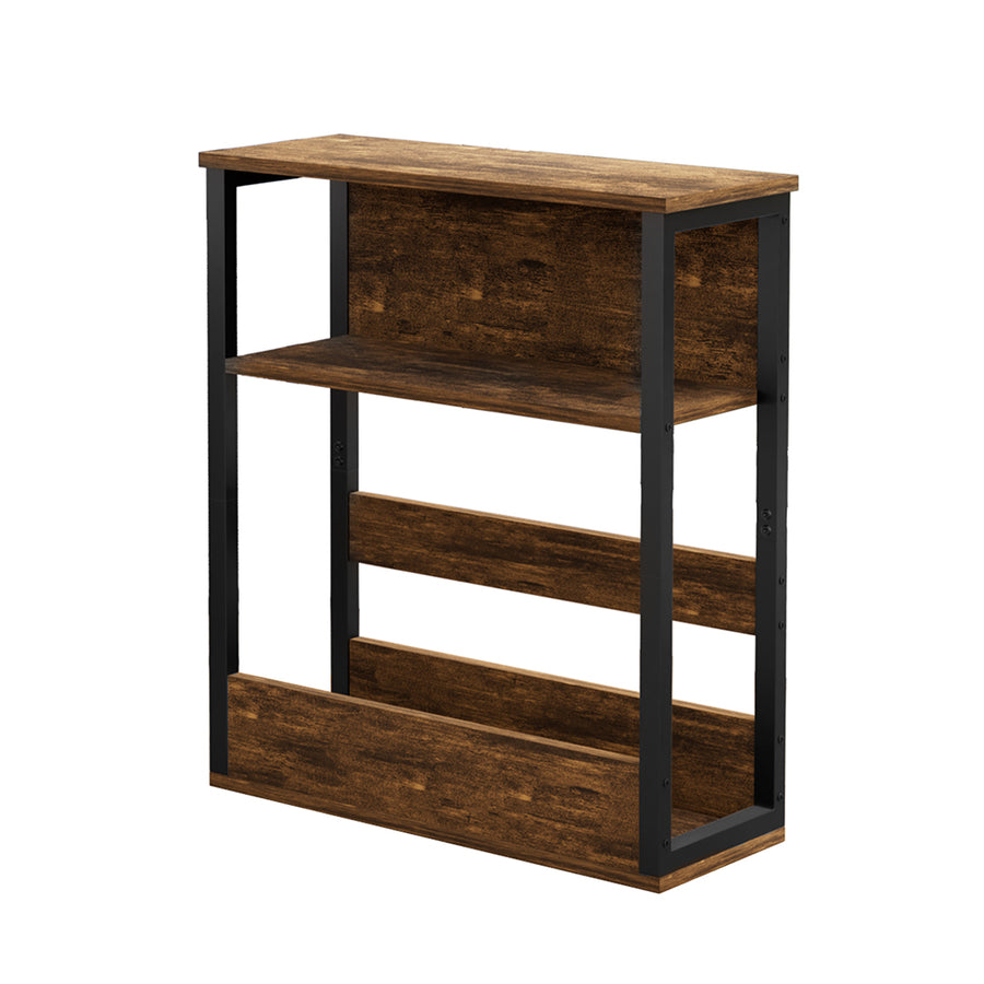 Levede 3-Tier Side Table with Storage Shelves