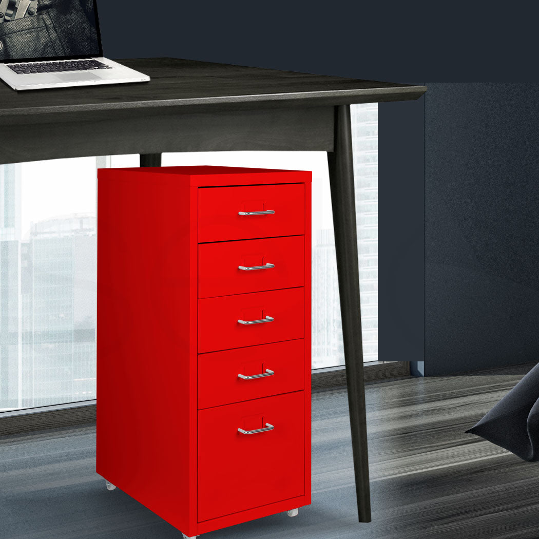 Levede 5 Drawer Office Cabinet Drawers 69