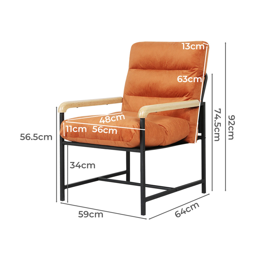 Levede Accent Armchair Dimensions 