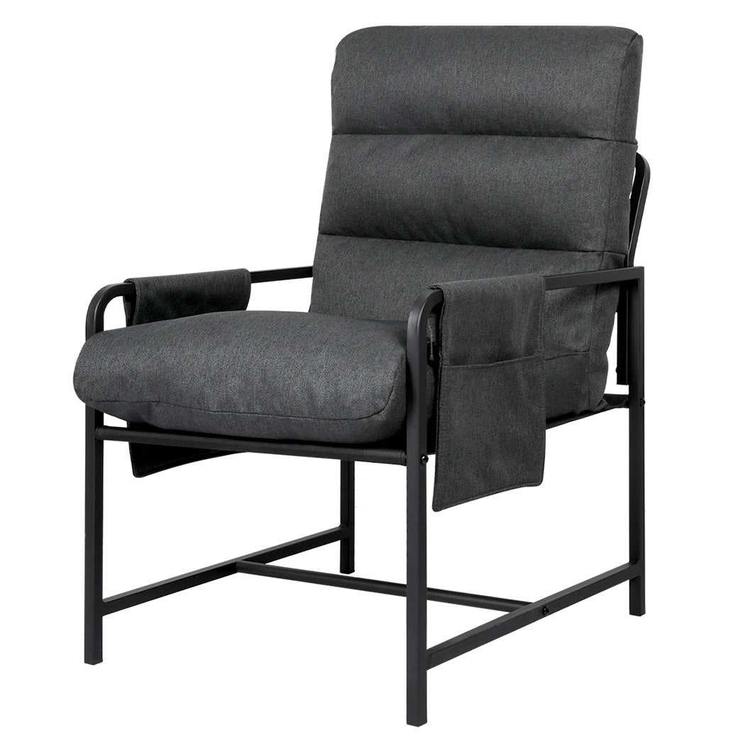 Levede Accent Armchair – Sturdy Metal Frame