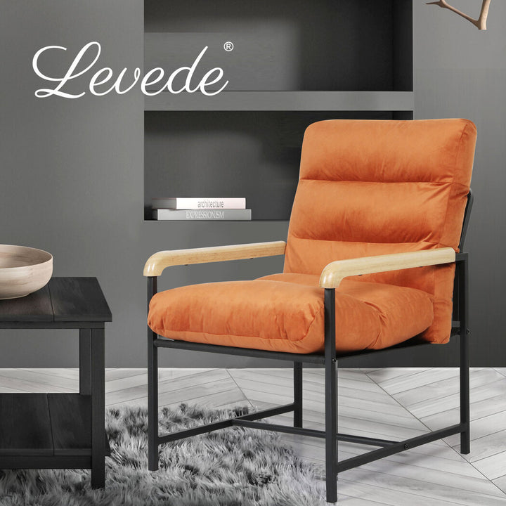 Levede Accent Armchair beside coffee table 