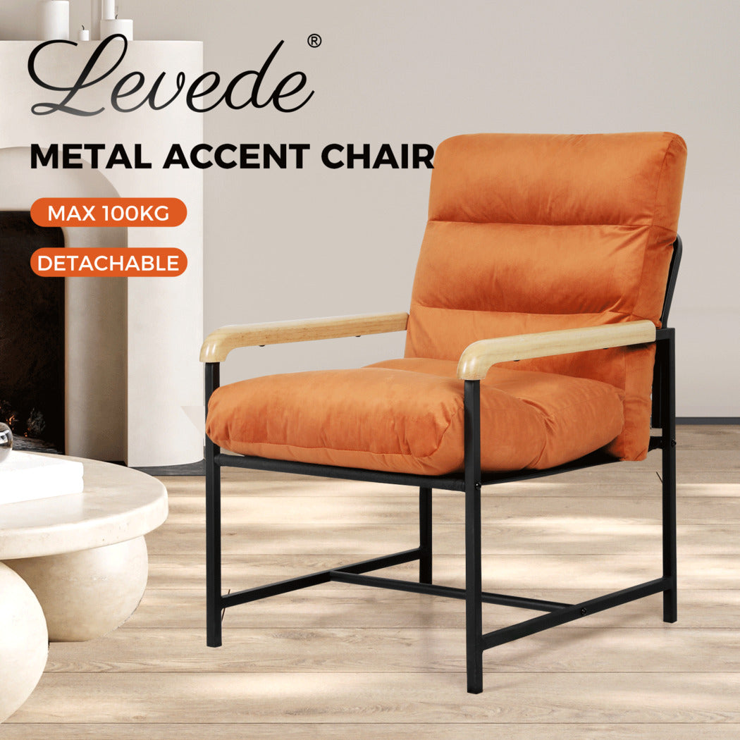 Levede Accent Armchair metal frame 