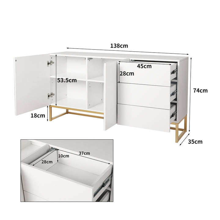 Levede Buffet Sideboard Storage Cabinet 